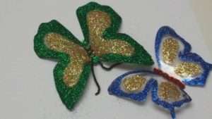 декоративні метелики з пластику