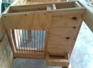 Самостійне виготовлення одноярусної клітки з маточником і бункерною годівницею