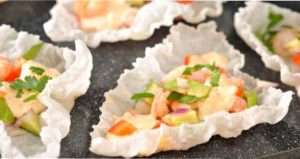 салат з креветок на Новий рік.