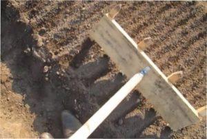 Засибте грядки грунтом