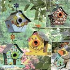 Стильні годівниці для птахів для оформлення декору на дачі