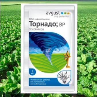 Гербіцид Торнадо - інструкція по застосуванню з фото, опис і характеристика гербіциду від бур'янів