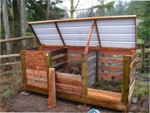 Правильний ящик для компосту та його фото