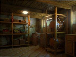 Комора та підвал для зберігання картоплі