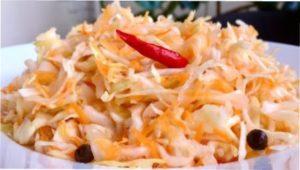 Капуста квашена з перцем рецепт