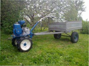 Мотоблок з прицепом