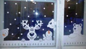 Як прикрасити вікна на Новий Рік
