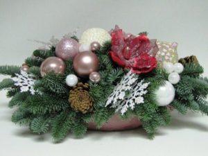 Ідеї новорічних букетів і композицій
