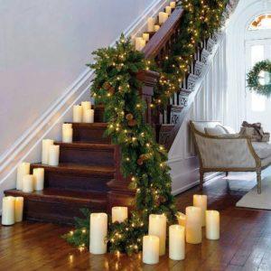 Як красиво прикрасити сходи на Новий Рік